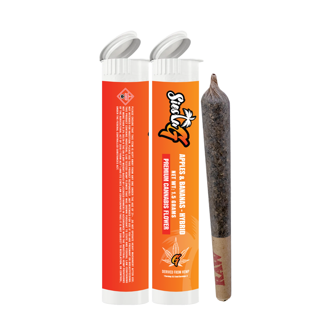 Hemp Pre Rolls Apples and Bananas Pre-Roll Siesta G  Siesta G Dispensary