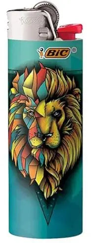 BIC Lighter BIC Tattoos Series Amazon Siesta G Dispensary Lion