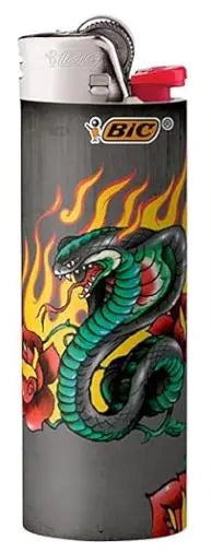 BIC Lighter BIC Tattoos Series Amazon Siesta G Dispensary Snake
