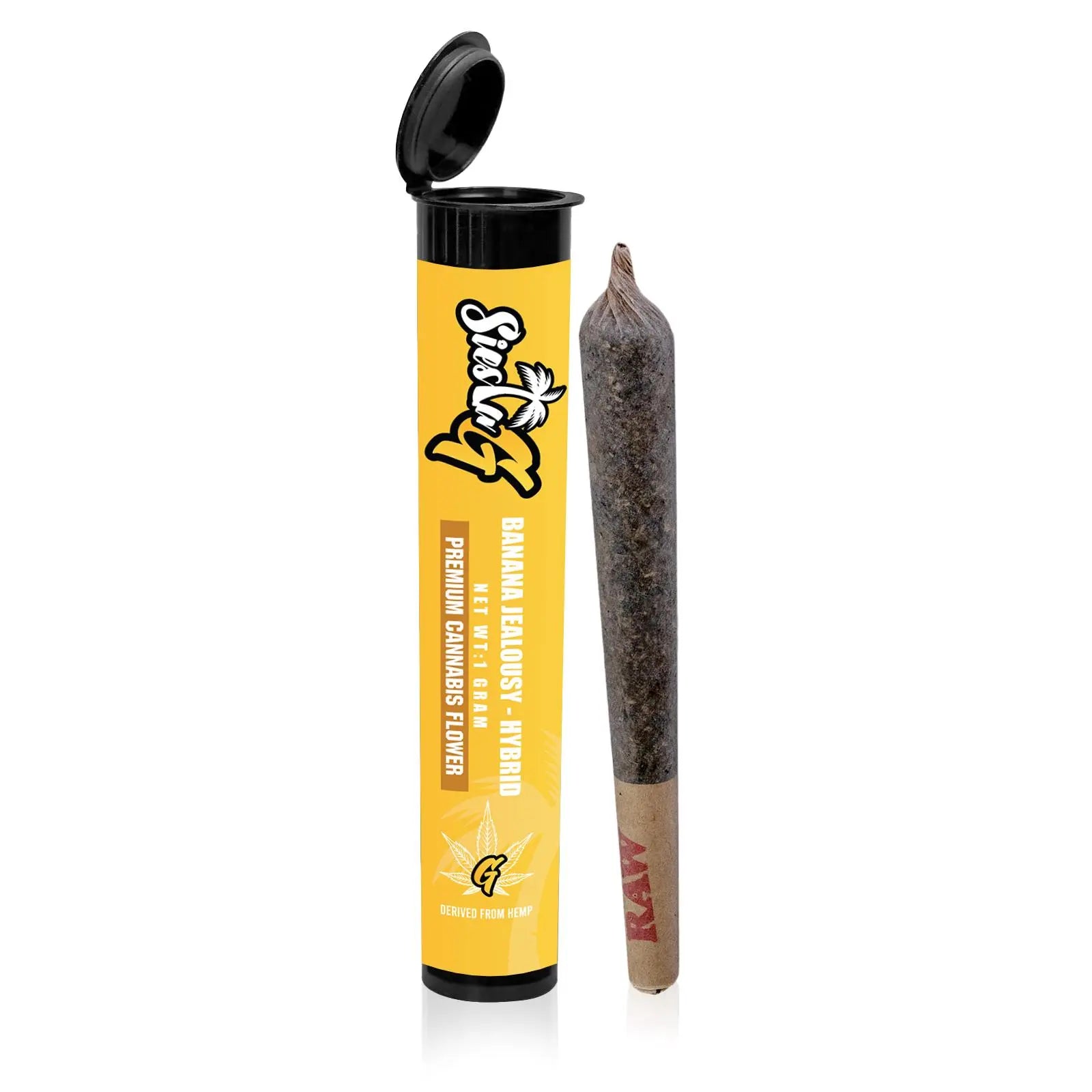 Banana Jealousy Hybrid Pre-roll Shipped To Your Door Siesta G Dispo