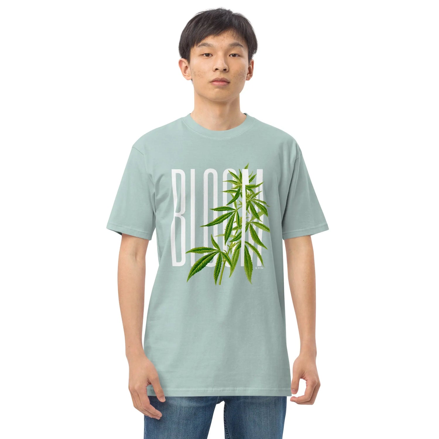 Bloom Men’s Heavyweight Tee Siesta G  Siesta G Dispensary Agave-4XL