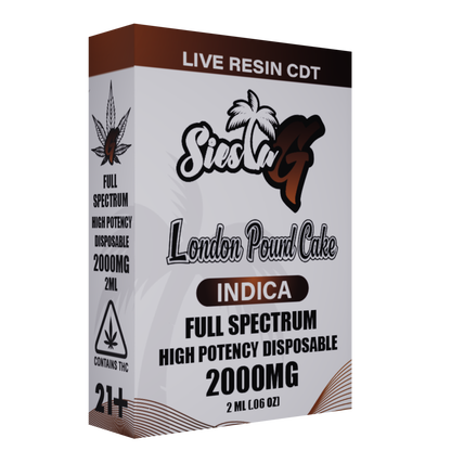 Siesta G 2G - London Pound Cake (Indica)