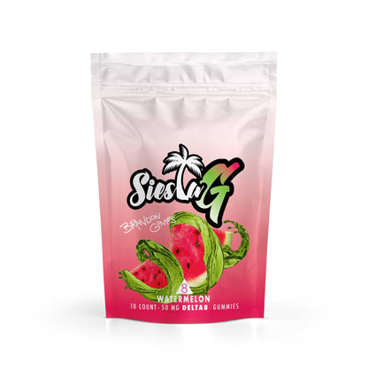 Delta 8 THC Gummies 500mg 10 Pack Watermelon Siesta-G