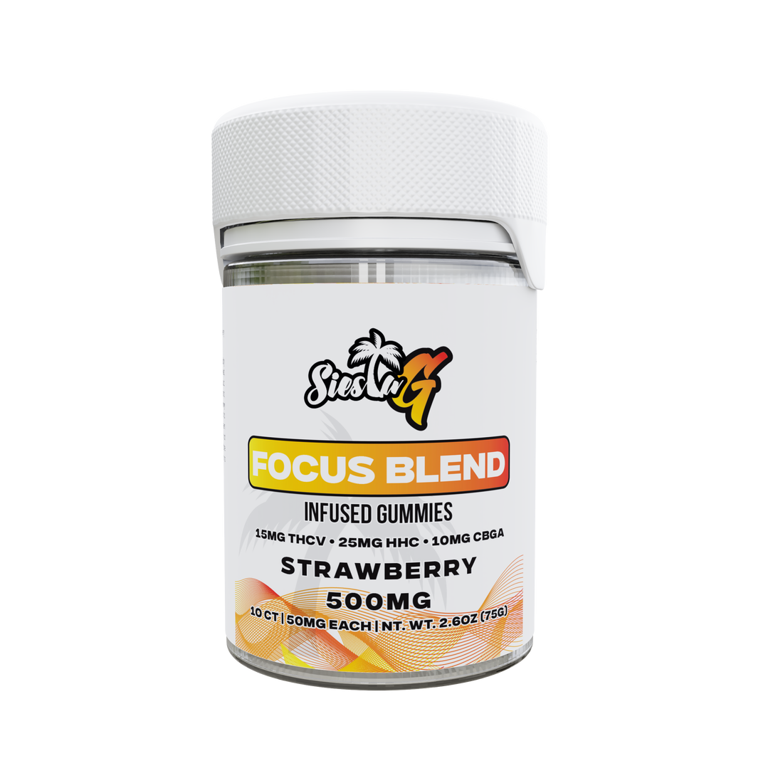 Focus Gummies - Strawberry Siesta G  Siesta G 10 ct