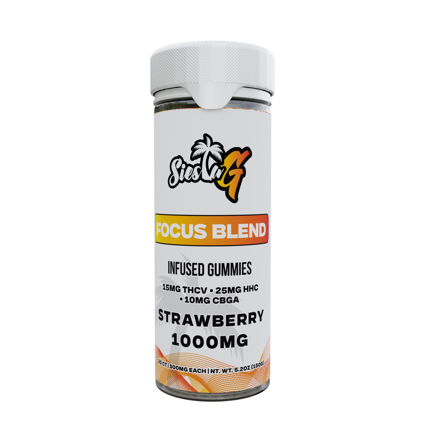 Focus Gummies - Strawberry Siesta G  Siesta G 20 ct