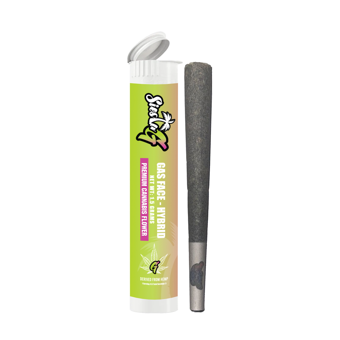 Hemp Pre Rolls Gas Face Indica Pre-Roll Siesta G  Siesta G