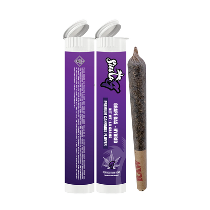 Hemp Pre Rolls Grape Gas Exotic Hybrid Pre-roll Siesta G Dispensary Siesta G Dispensary