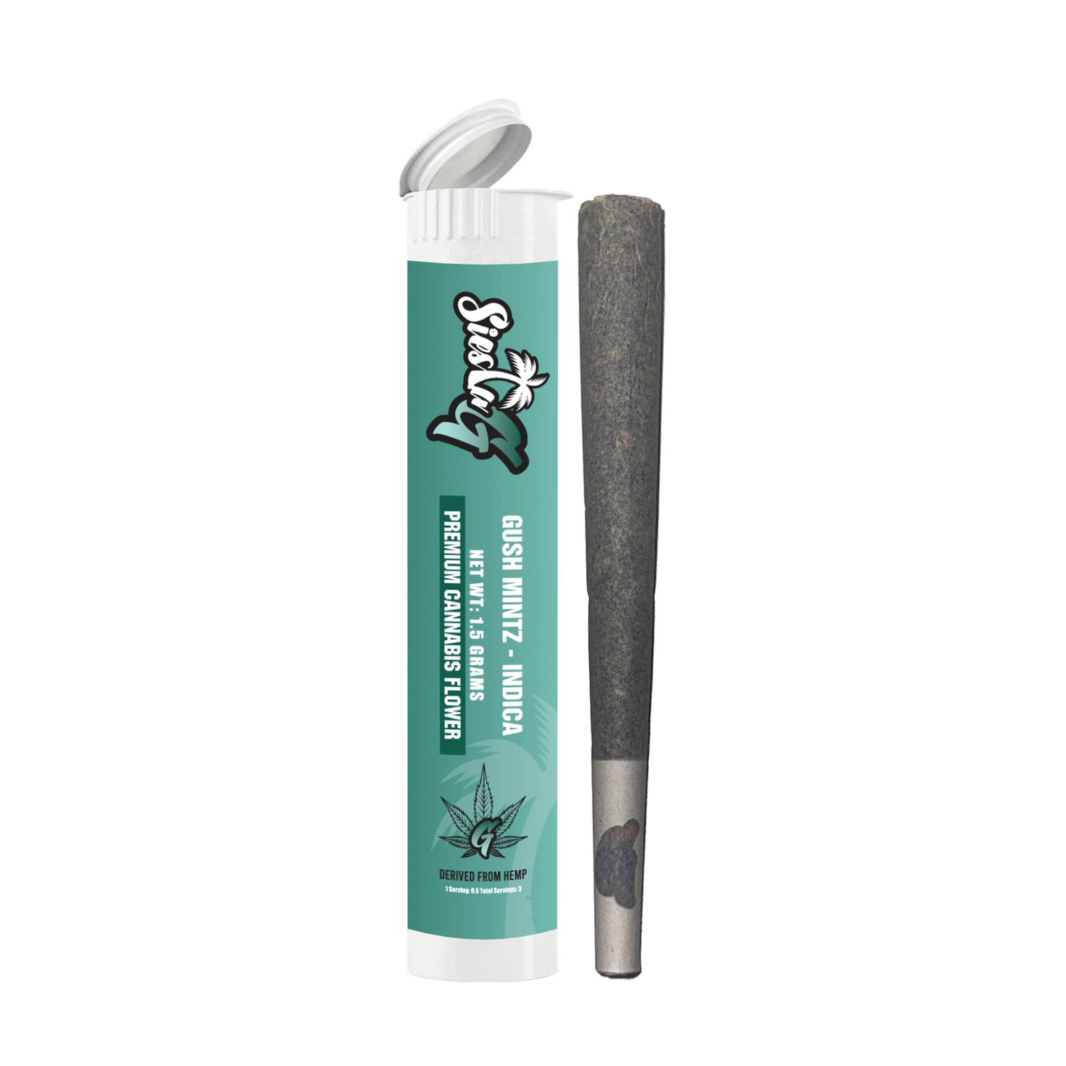 Hemp Pre Rolls Gush Mintz Indica Pre-Roll Alternative Health Distributioin Siesta G