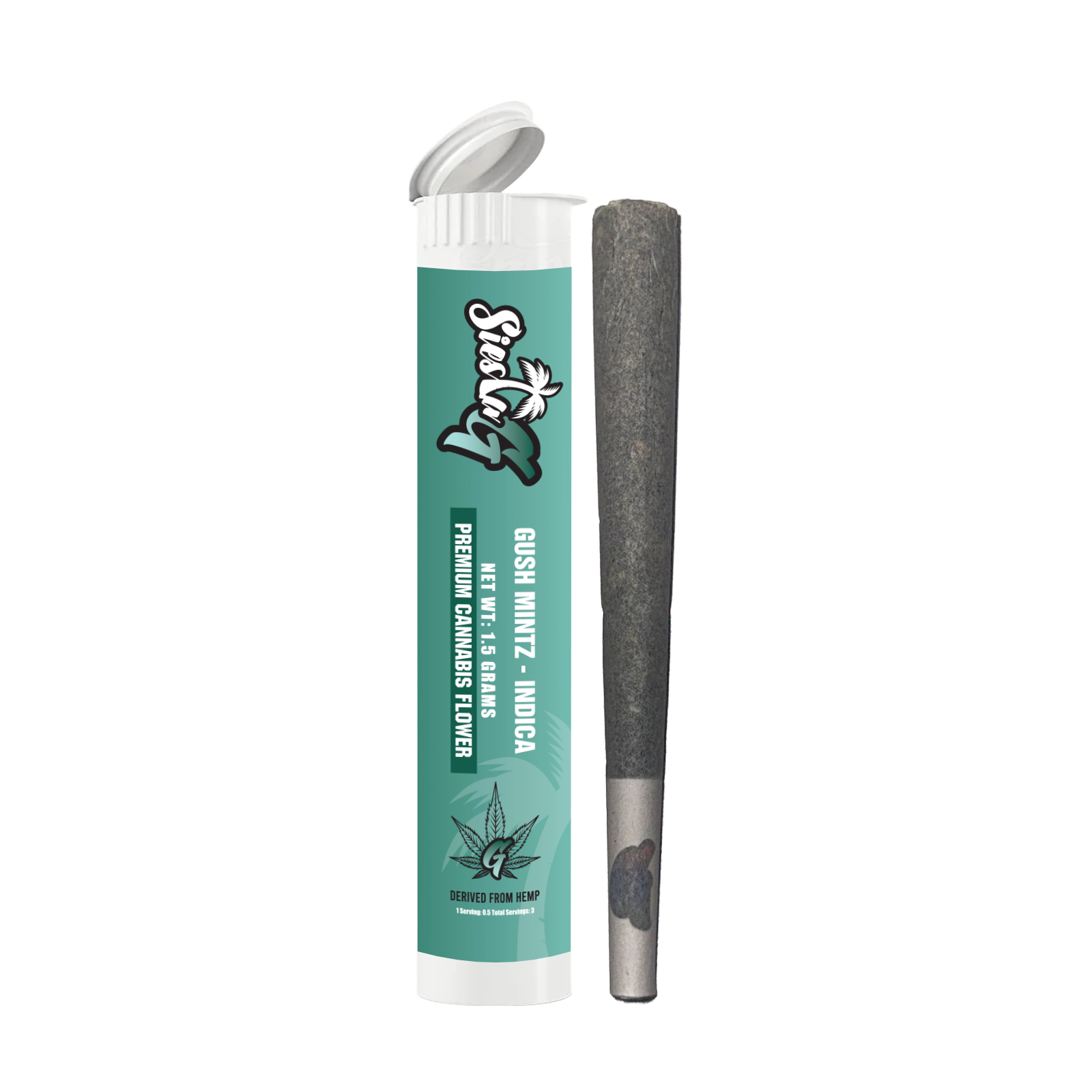 Hemp Pre Rolls Gush Mintz Indica Pre-Roll Alternative Health Distributioin Siesta G