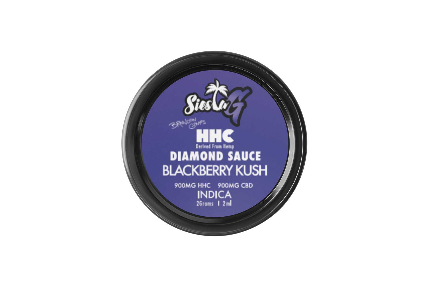 HHC Diamond Sauce Blackberry Kush Sativa Nectar Siesta-G
