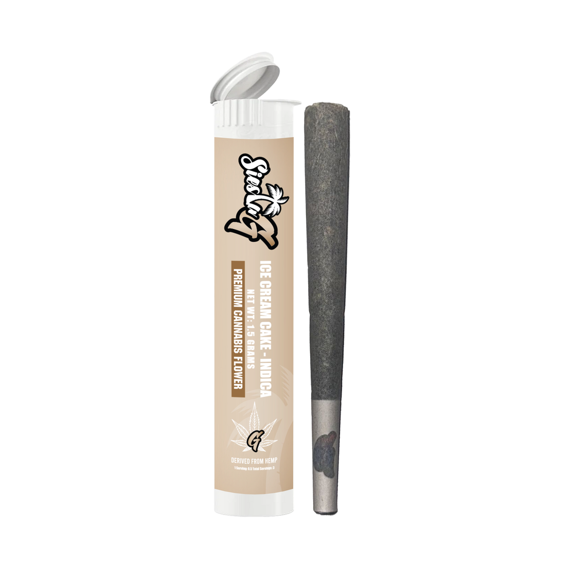 Hemp Pre Rolls Ice Cream Cake Indica Pre-Roll Siesta G Siesta G