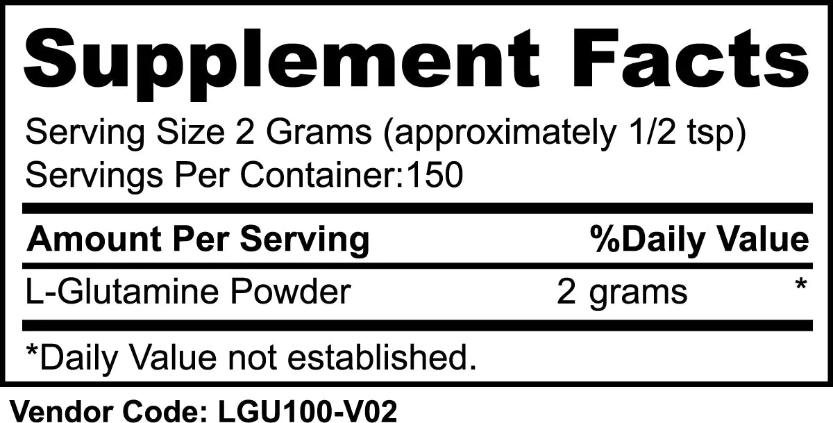Amino Acids &amp; Blends L-Glutamine Powder Siesta G Siesta G Dispensary