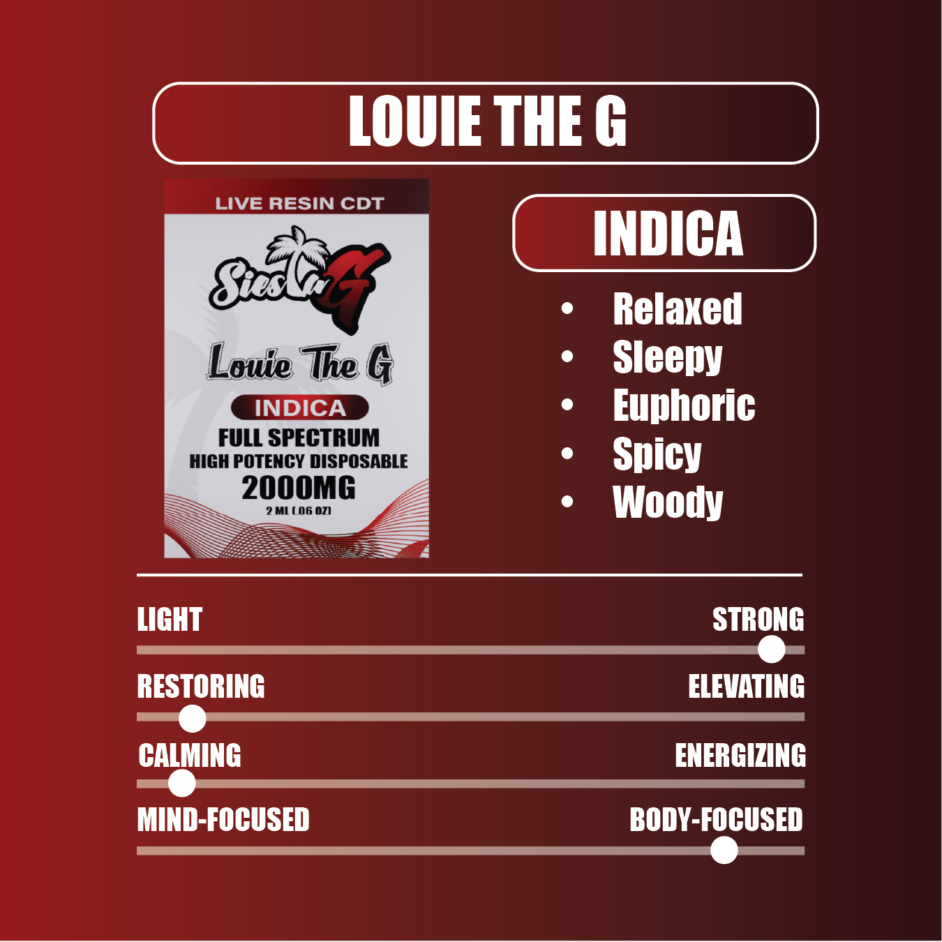Siesta G 2G - Louie the G (Indica)