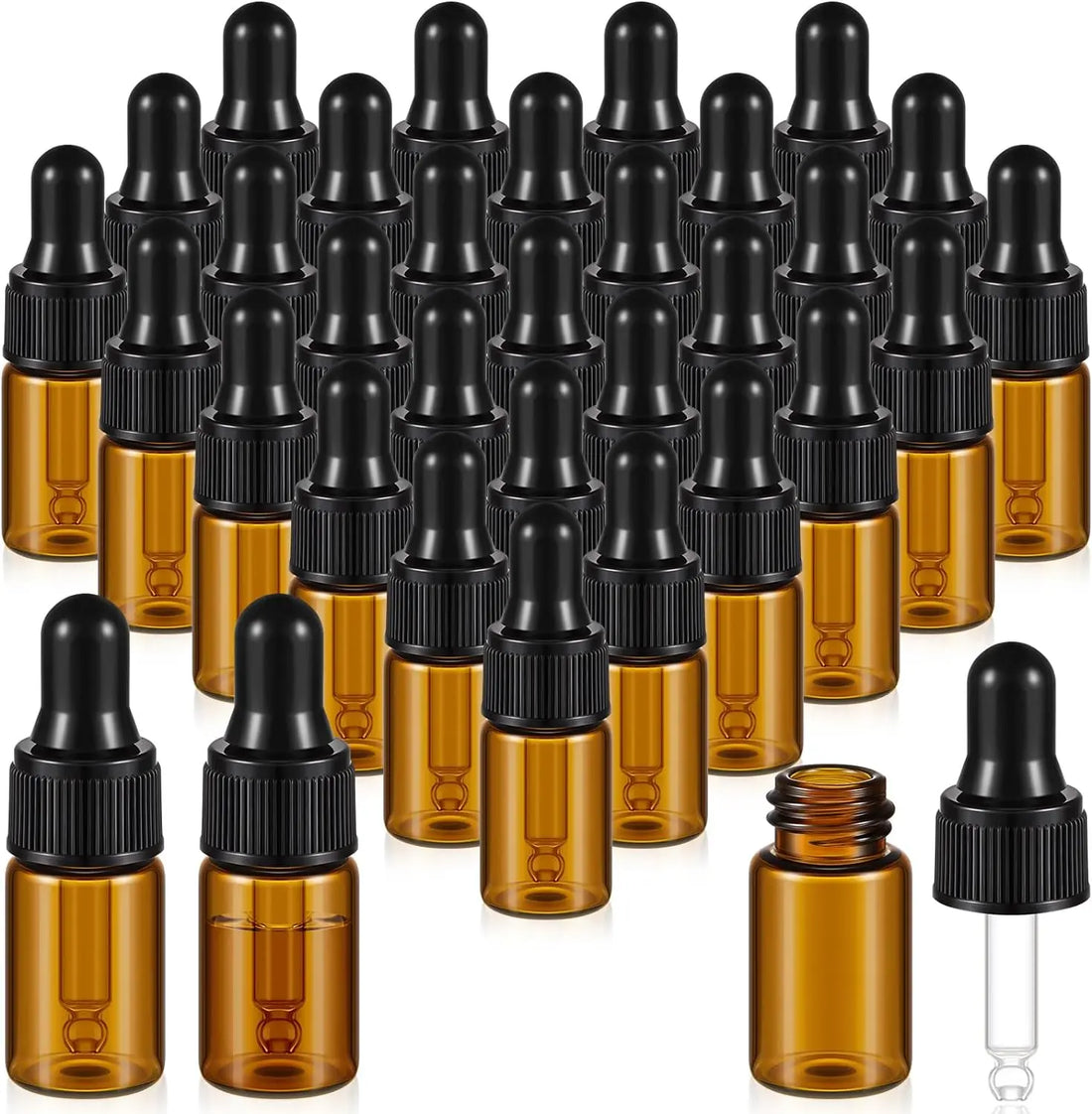 Mini Glass Dropper Bottle 3ml x200 Siesta G  Siesta G Dispensary