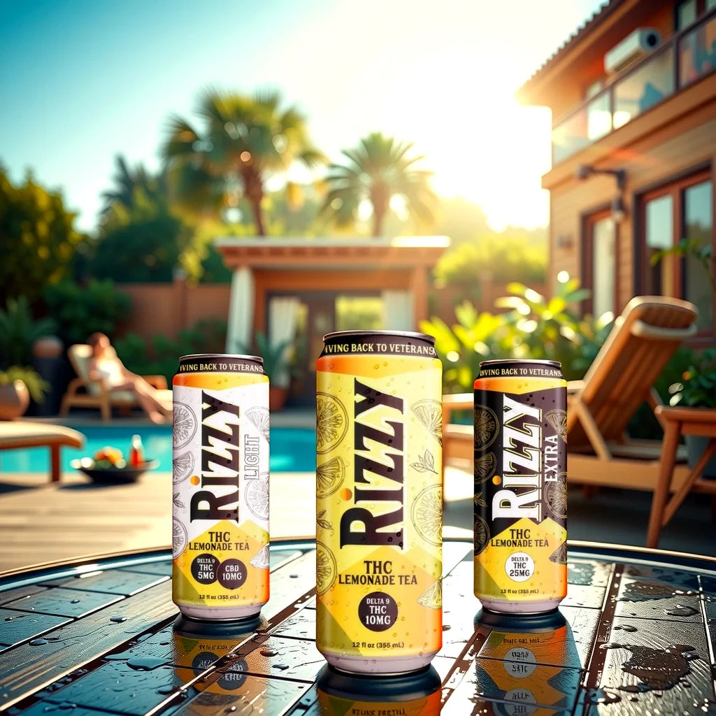 Food &amp; Beverages Rizzy Delta 9/CBD Lemondade Tea Alternative Health Distributioin Siesta G