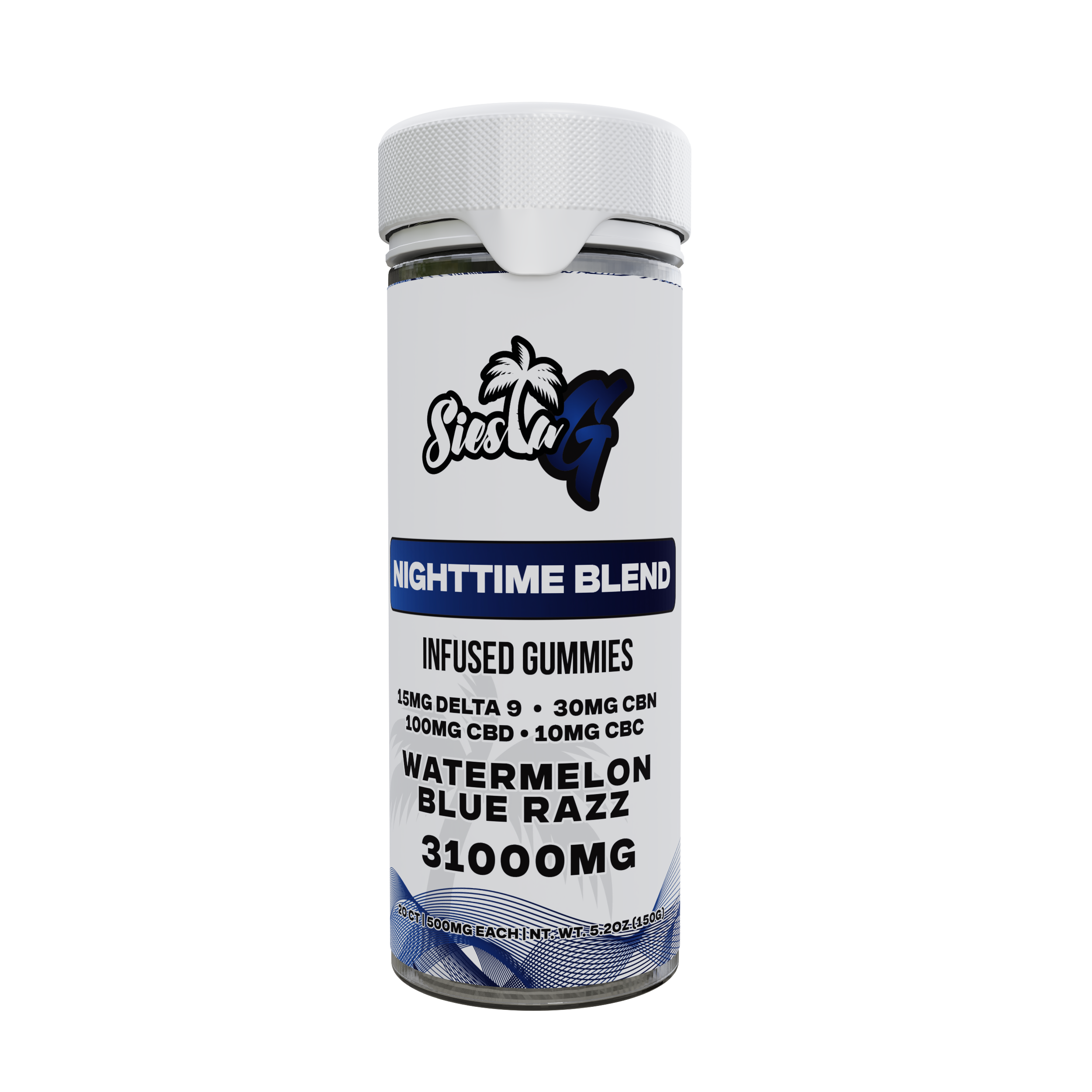 Night Time Gummies - Watermelon Blue Razz Siesta G  Siesta G 20 ct