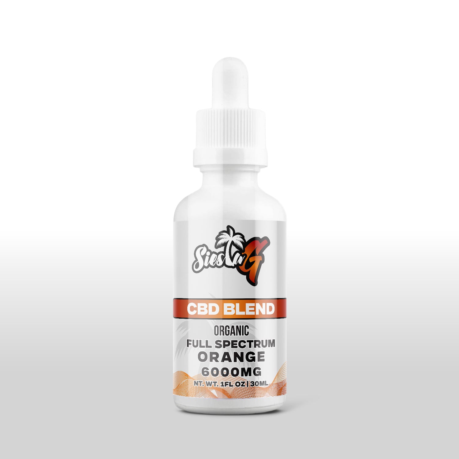 CBD Tincture 6000mg Extra Strength Drops Orange