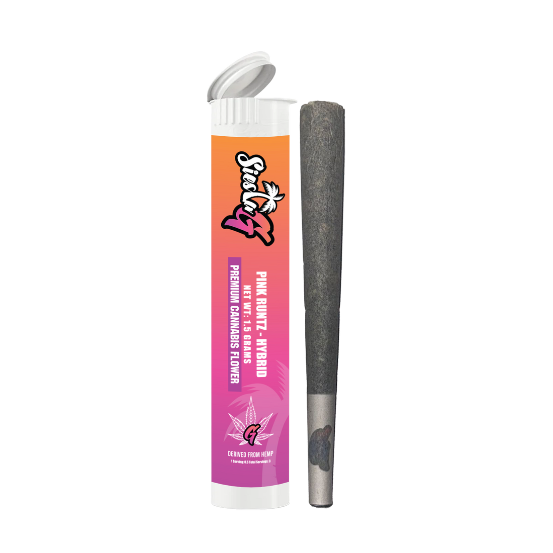 Hemp Pre Rolls Pink Runtz Hybrid Pre-Roll Siesta G Siesta G