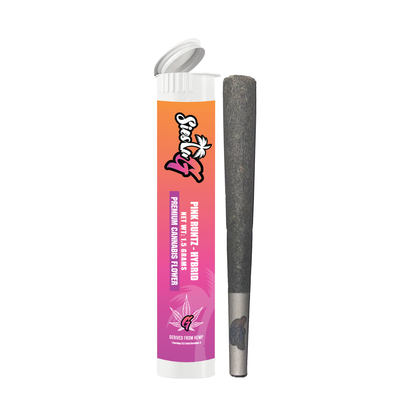 Hemp Pre Rolls Pink Runtz Hybrid Pre-Roll Siesta G Siesta G
