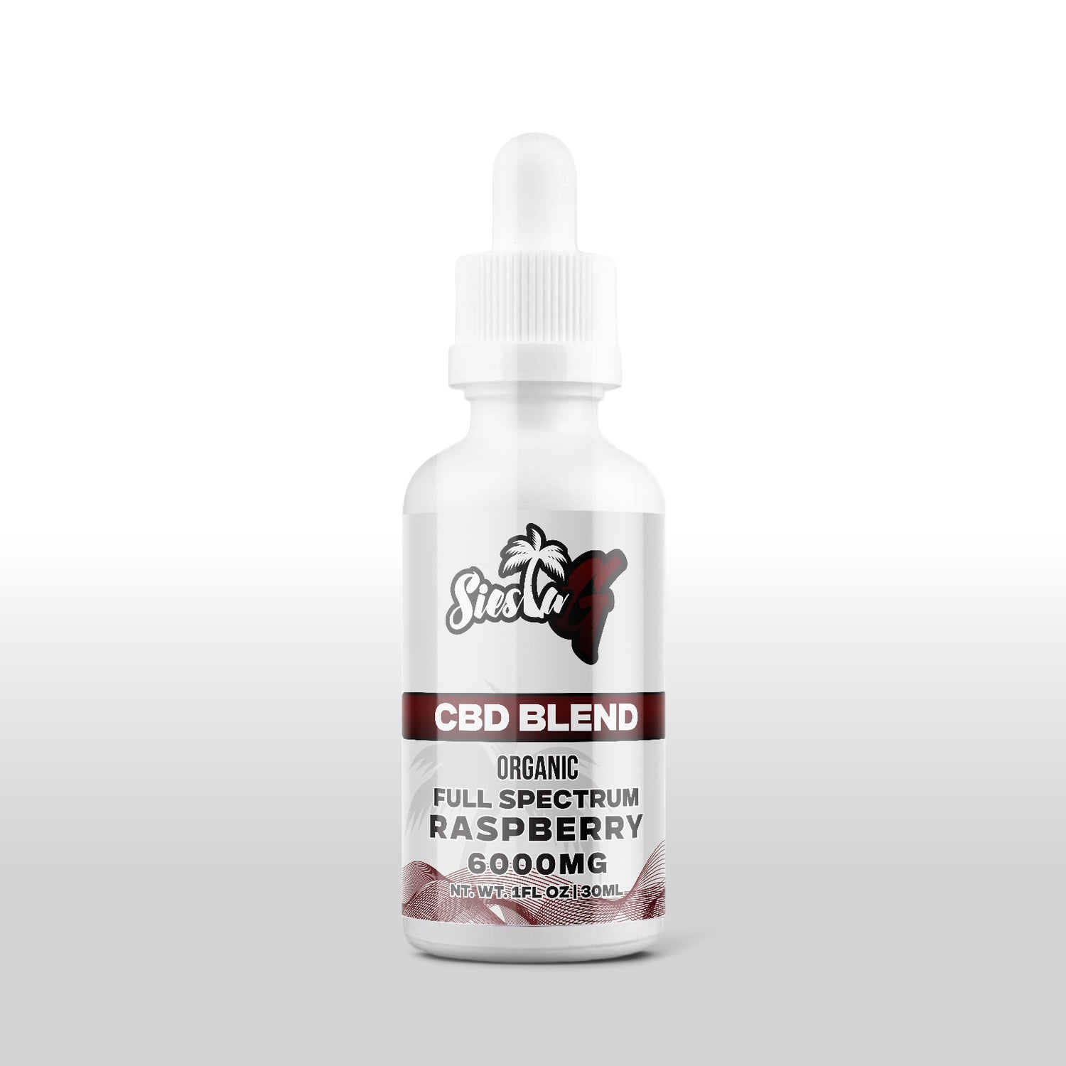 CBD Tincture 6000mg Extra Strength Drops Raspberry
