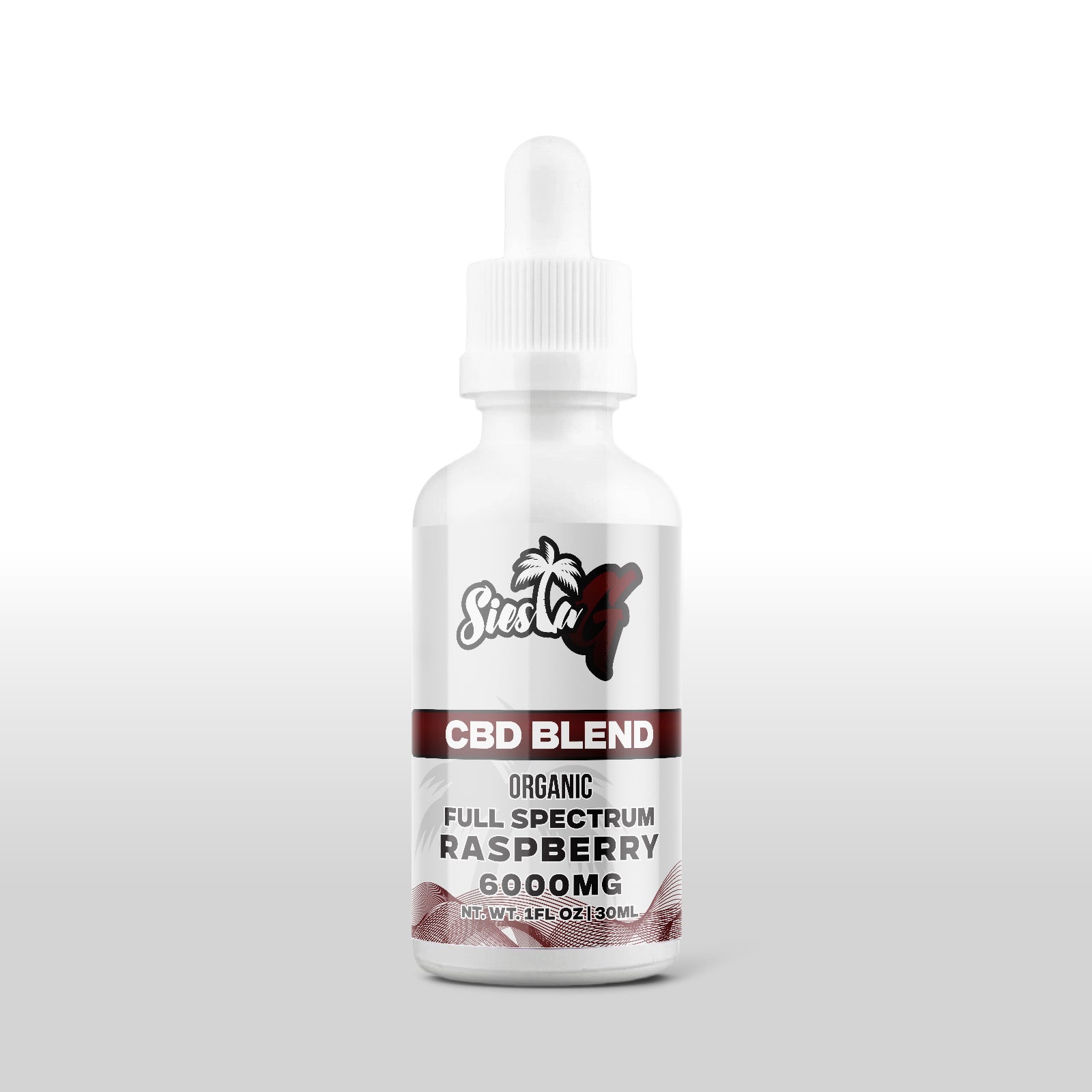 CBD Tincture 6000mg Extra Strength Drops Raspberry