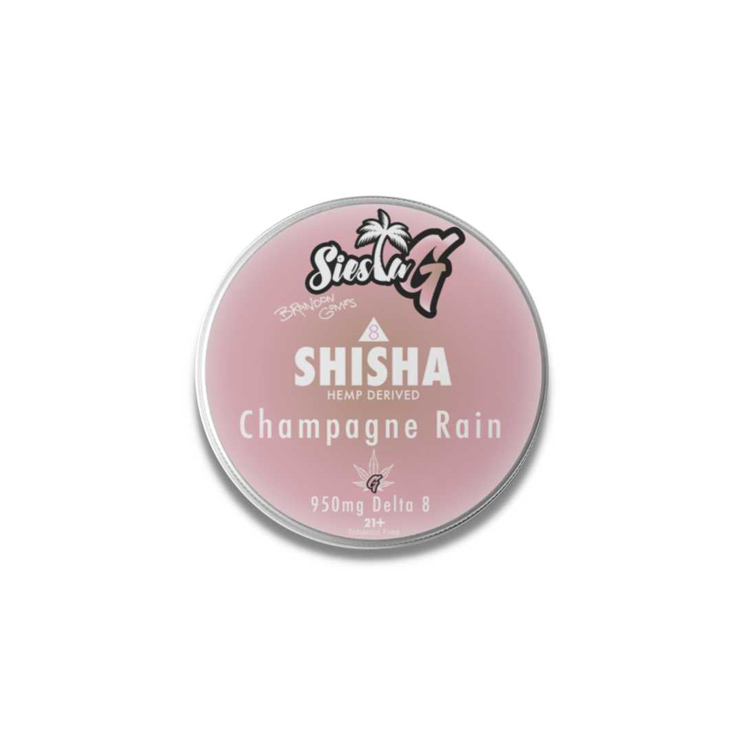 Shisha Infused Delta 8 950mg Champagne Rain Shisha Siesta-G