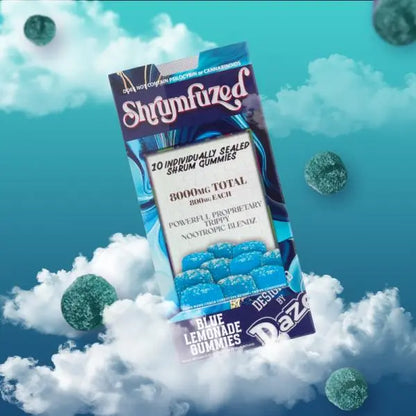 Shrumfuzed Mushroom Edibles Siesta G  Siesta G Dispensary 10-Pack-8000MG-Blue-Lemonade
