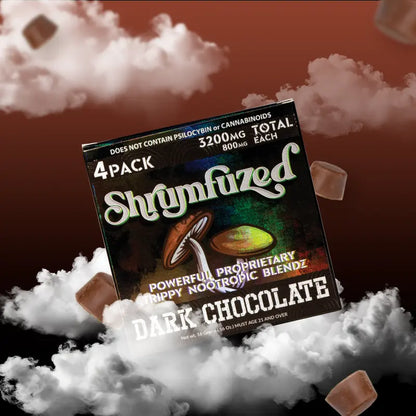 Shrumfuzed Mushroom Edibles Siesta G Siesta G Dispensary 4-Pack-3200Mg-Dark-Chocolate