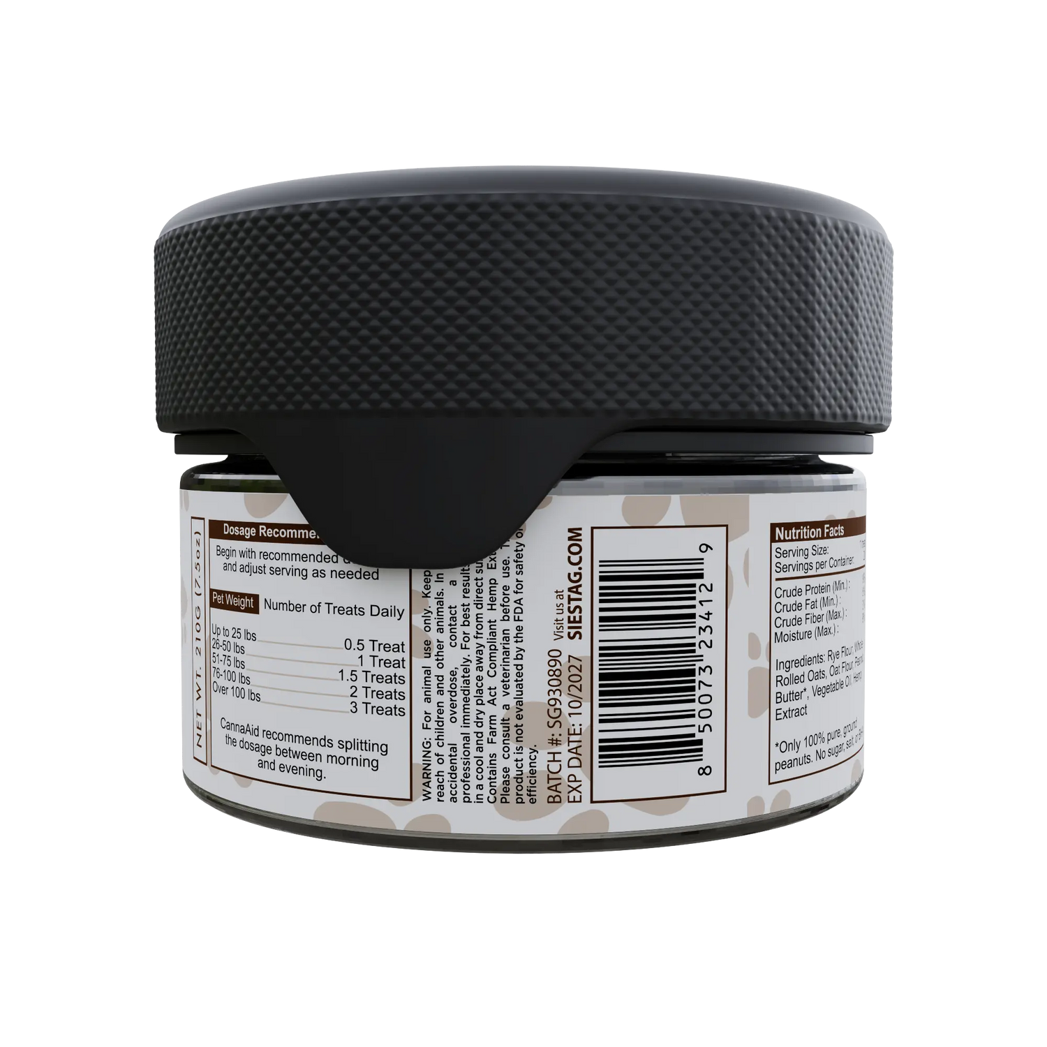 Siesta G - Dog Treats - 20 ct - 5 mg per pc - 100 mg total bag (Small Breed) Alternative Health Distributioin Siesta G Dispensary