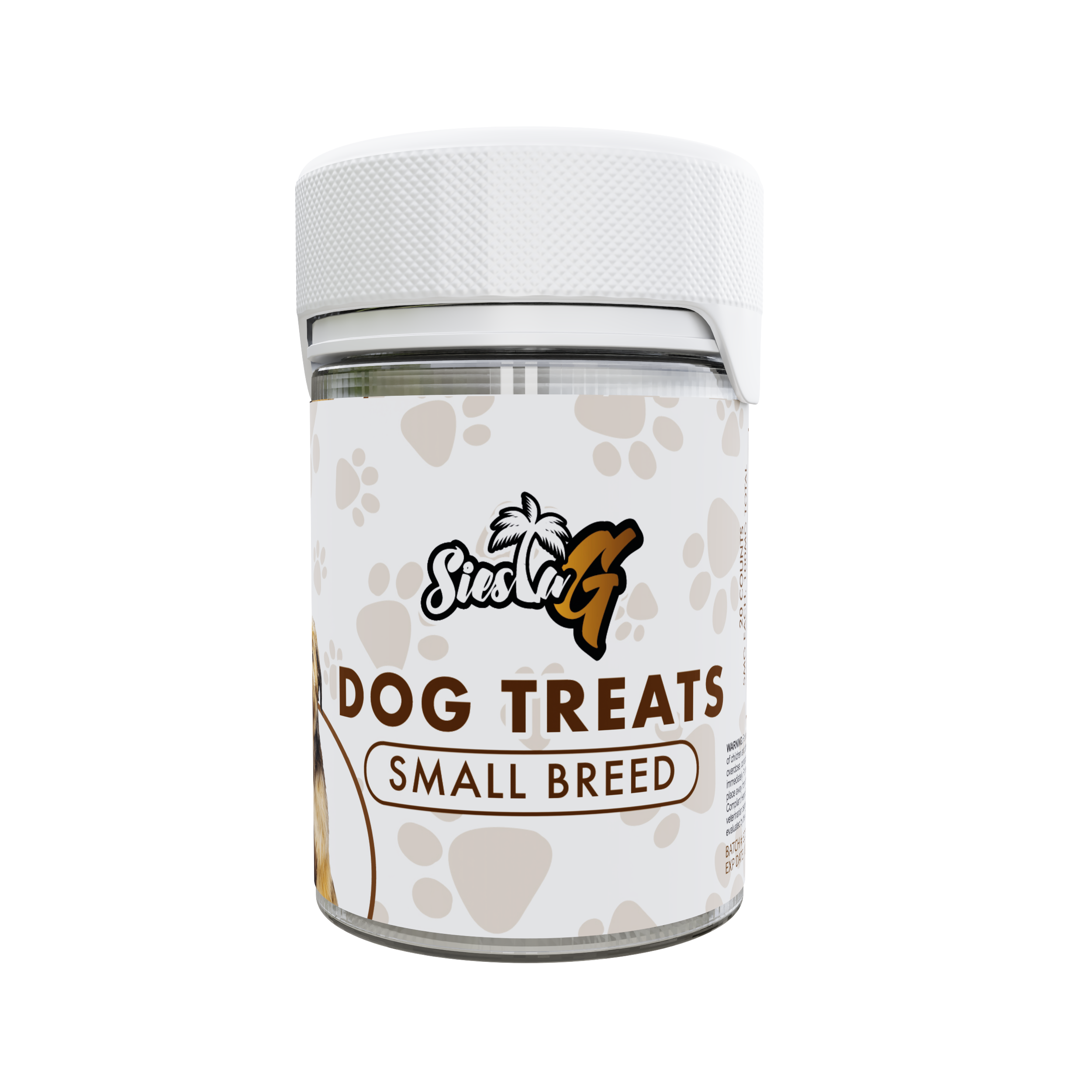 Siesta G - Dog Treats - 20 ct - 5 mg per pc - 100 mg total bag (Small Breed) Alternative Health Distributioin Siesta G