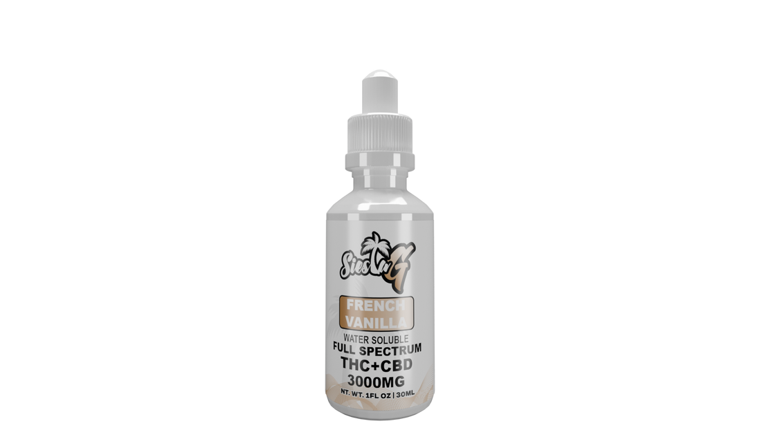 THC Blend Tincture 3000mg French Vanilla Drops