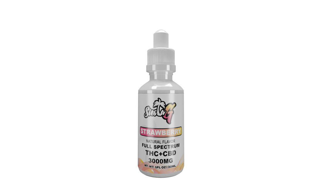 THC Blend Tincture 3000mg French Vanilla Drops