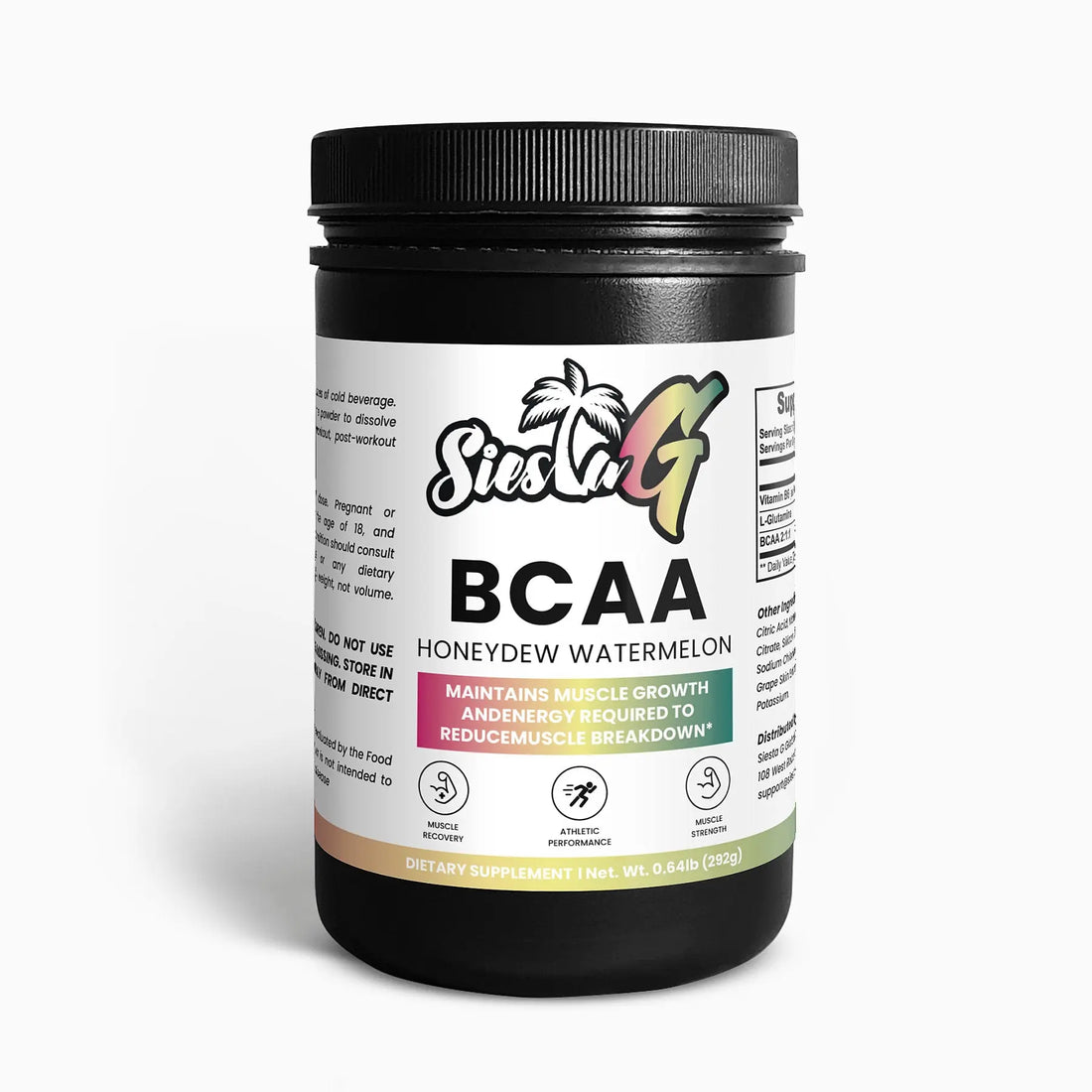 Amino Acids &amp; Blends BCAA Post Workout Powder (Honeydew/Watermelon) Siesta G Siesta G Dispensary