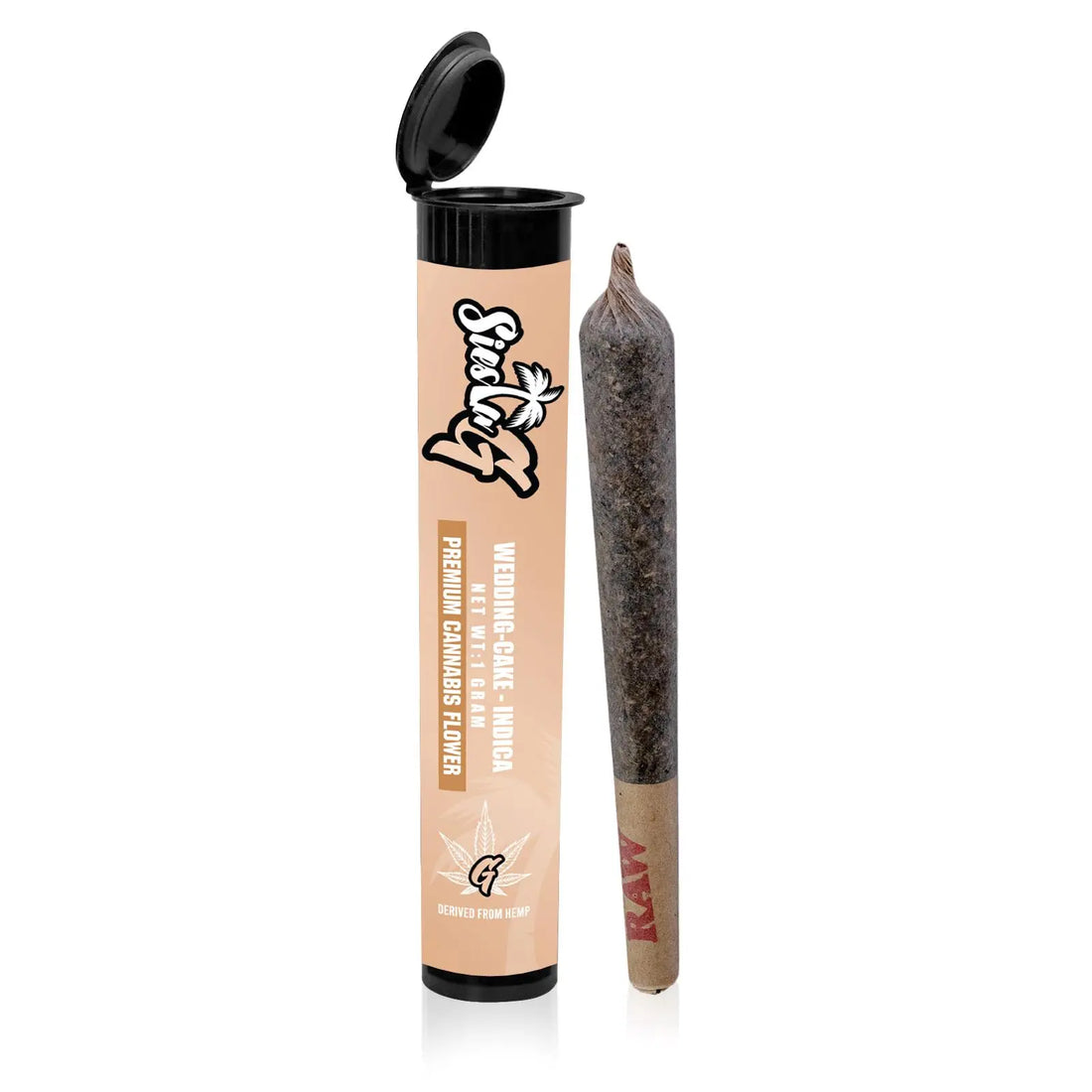 Premium Flower Wedding Cake Pre-roll Siesta G Dispensary Siesta-G Single-1-Gram-Pre-roll