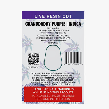 Siesta G 2G - Grandaddy Purple (Indica)