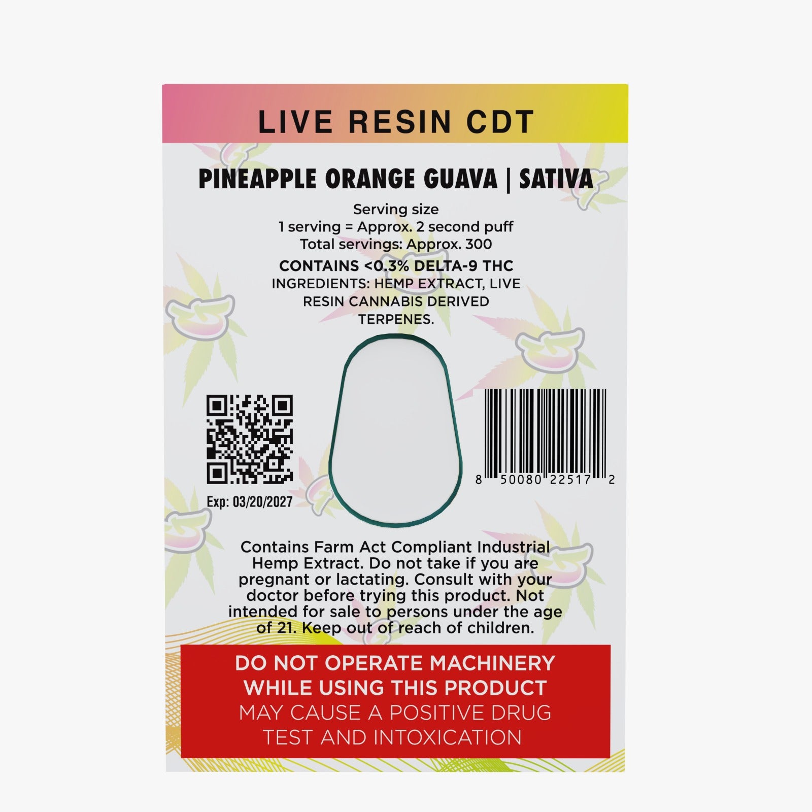 Siesta G 2G - Pineapple Orange Guava "Pog Pie" (Sativa)