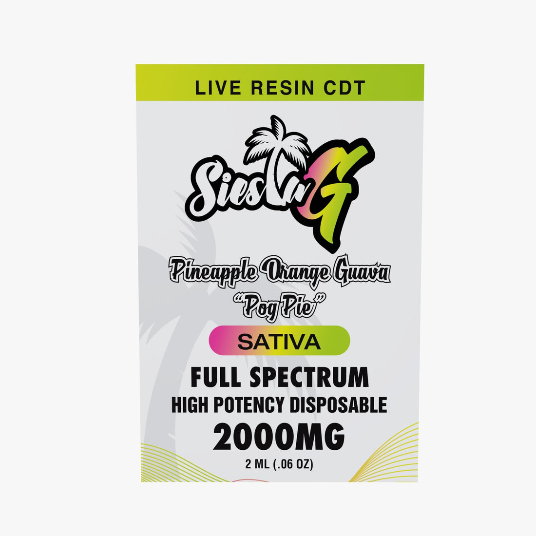 Siesta G 2G - Pineapple Orange Guava "Pog Pie" (Sativa)