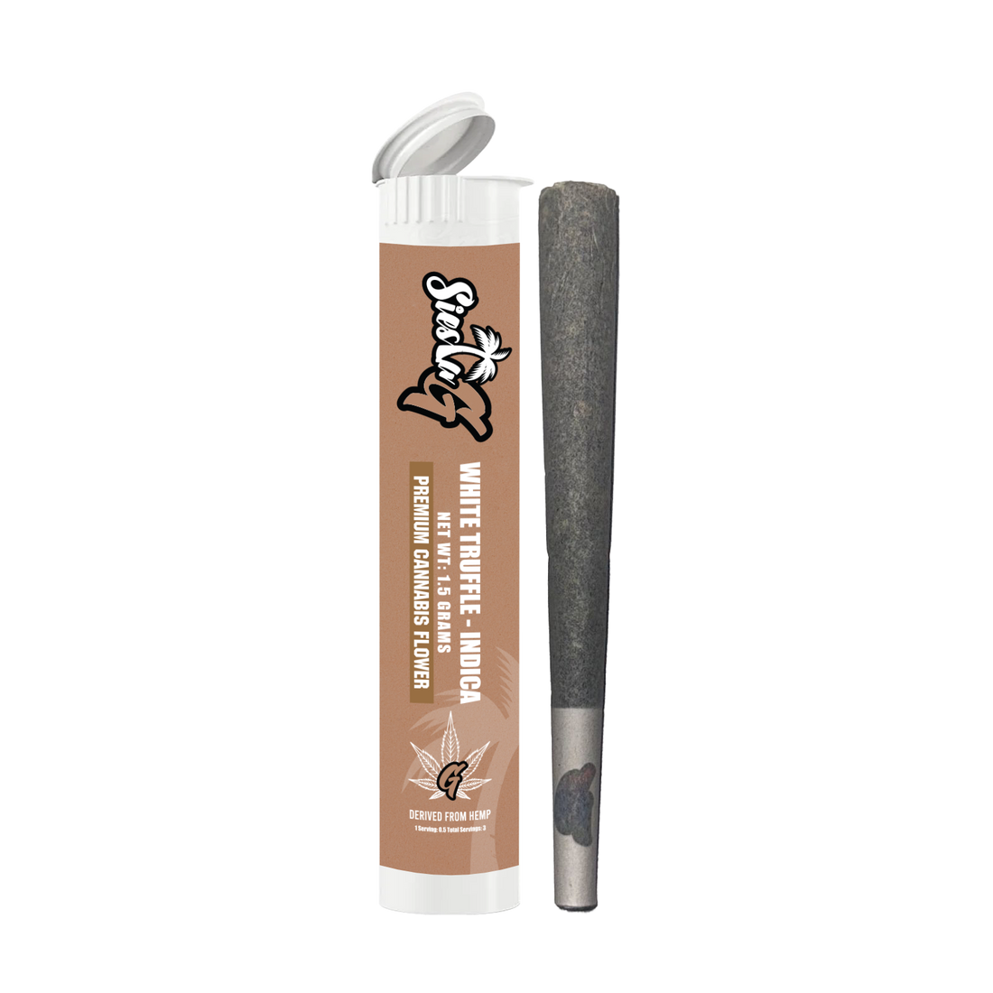 Premium Flower White Truffle Indica Pre-Roll Siesta G Siesta G